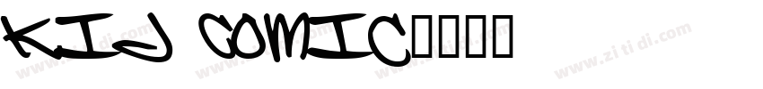 Kid Comic字体转换